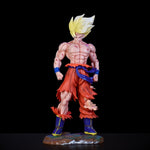 Goku DBZ figure 22cm back view — golden aura detail Dragon Ball Z figure India buy online