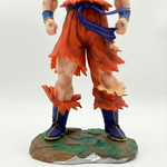 Goku Super Saiyan face close-up 22cm — golden hair teal eyes Dragon Ball Z figure India Dreamland Creations