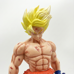 Son Goku figure 22cm side view — anime-accurate Super Saiyan PVC DBZ collectible India