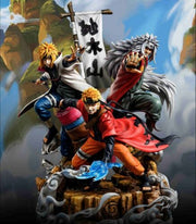 Naruto | Legendary Trio : Naruto, Minato & Jiraiya PVC Action Figurine | 41 Cms |