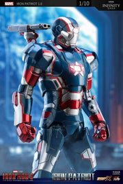 ZD Toys Iron Man 3 Iron Patriot War Machine 1/10 Scale Premium Action Figure ( No Light Up Function )
