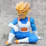 DBZ Trunks action figure 15cm sitting pose — Dragon Ball Z Kid Trunks PVC collectible India