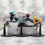 Demon Slayer 5 piece action figure set Tanjiro Mitsuri Zenitsu Tengen Tokito anime figures India