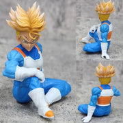Dragon Ball Z Trunks sitting action figure side view 15cm PVC — anime collectible India Dreamland Creations