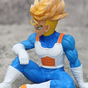 Dragon Ball Z Trunks sitting pose figure detail — 15cm PVC DBZ collectible anime figure India