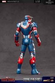 ZD Toys Iron Man 3 Iron Patriot War Machine 1/10 Scale Premium Action Figure ( No Light Up Function )