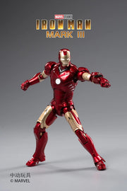 Iron Man Mark 3 Non Led Base Version 1/10 Scale ZD Toys Premium Action Figure - Marvel's 10th Anniversary Series