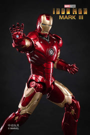 Iron Man Mark 3 Non Led Base Version 1/10 Scale ZD Toys Premium Action Figure - Marvel's 10th Anniversary Series