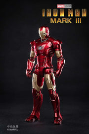 Iron Man Mark 3 Non Led Base Version 1/10 Scale ZD Toys Premium Action Figure - Marvel's 10th Anniversary Series