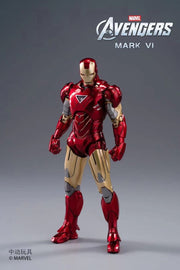 Iron Man Mark 6 Non Led Base Version 1/10 Scale ZD Toys Premium Action Figure - Marvel's 10th Anniversary Series