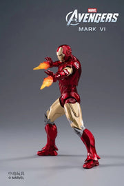 Iron Man Mark 6 Non Led Base Version 1/10 Scale ZD Toys Premium Action Figure - Marvel's 10th Anniversary Series