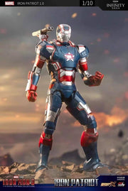 ZD Toys Iron Man 3 Iron Patriot War Machine 1/10 Scale Premium Action Figure ( No Light Up Function )