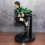 Scale reference / hand photo	Tanjiro Kamado 20cm figure size comparison — display scale anime collectible India