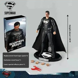 FondJoy 1/9 Scale Dc Seperhero Black Superman Action Figure