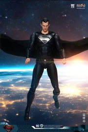 FondJoy 1/9 Scale Dc Seperhero Black Superman Action Figure
