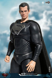 FondJoy 1/9 Scale Dc Seperhero Black Superman Action Figure
