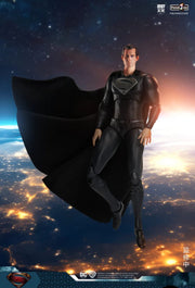 FondJoy 1/9 Scale Dc Seperhero Black Superman Action Figure