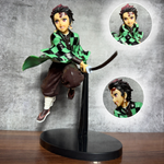Tanjiro Kamado action figure 20cm PVC — Water Breathing Demon Slayer Nichirin Sword India Dreamland Creations
