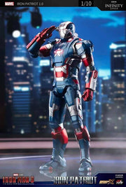 ZD Toys Iron Man 3 Iron Patriot War Machine 1/10 Scale Premium Action Figure ( No Light Up Function )