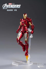 Iron Man Mark 7 Non Led Base Version 1/10 Scale ZD Toys Premium Action Figure - Marvel's 10th Anniversary Series