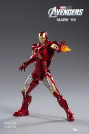 Iron Man Mark 7 Non Led Base Version 1/10 Scale ZD Toys Premium Action Figure - Marvel's 10th Anniversary Series