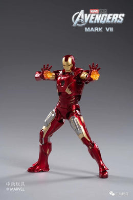 Iron Man Mark 7 Non Led Base Version 1/10 Scale ZD Toys Premium Action Figure - Marvel's 10th Anniversary Series