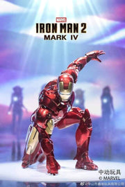 Iron Man Mark 4 Non Led Base Version 1/10 Scale ZD Toys Premium Action Figure - Marvel's 10th Anniversary Series