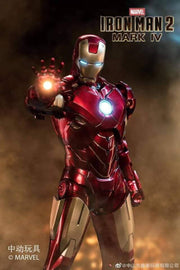 Iron Man Mark 4 Non Led Base Version 1/10 Scale ZD Toys Premium Action Figure - Marvel's 10th Anniversary Series