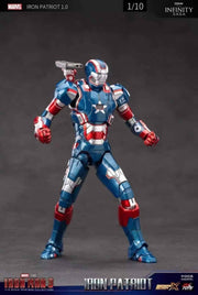 ZD Toys Iron Man 3 Iron Patriot War Machine 1/10 Scale Premium Action Figure ( No Light Up Function )