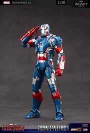 ZD Toys Iron Man 3 Iron Patriot War Machine 1/10 Scale Premium Action Figure ( No Light Up Function )