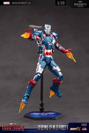 ZD Toys Iron Man 3 Iron Patriot War Machine 1/10 Scale Premium Action Figure ( No Light Up Function )
