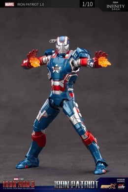 ZD Toys Iron Man 3 Iron Patriot War Machine 1/10 Scale Premium Action Figure ( No Light Up Function )