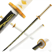 Demon Slayer Zenitsu Nichrin Wooden Katana 104 Cm