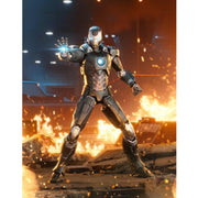 ZD Toys Iron Man Mark 14 Action Figure – Non led Version - 1/10 Scale 7 inches