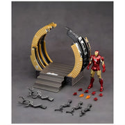 ZD Toys Marvel 10th Anniversary Edition Iron Man MK VI 1/10th Scale Action Figure with Suit-Up Gantry –