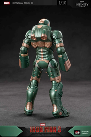 ZD Toys Iron Man Mark 37 Action Figure – Non led Version - 1/10 Scale 7 inches
