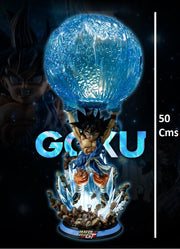 SD Studio Dragon Ball GT Goku Spirit Bomb Figure With Lights 50 Cm