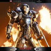ZD Toys MK 34 Iron Man Southpaw 10th Anniversary Action Figurine 22 cm