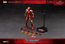 ZD Toys  Iron Man Mark 43 Action Figure - LED