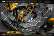ZD Toys Marvel Iron Man Mark IV 1/6 Scale Figure with Suit-Up Gantry Set | Battery-Operated Mechanical Arms