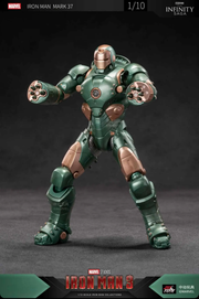 ZD Toys Iron Man Mark 37 Action Figure – Non led Version - 1/10 Scale 7 inches