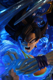 Dragon Ball Super Vegito with 3 Detachable Heads Saiyan Aura Premium Action Figure 45 Cm