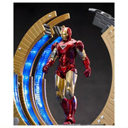 ZD Toys Marvel 10th Anniversary Edition Iron Man MK VI 1/10th Scale Action Figure with Suit-Up Gantry –