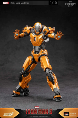 ZD Toys Iron Man Mark 36 Action Figure (Peacemaker) 1/10 Scale 7 Inches