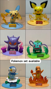 Pokemons 6 Pcs Set 12 Cm