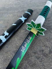 Demon Slayer Sanemi Shinazugawa Wooden Katana 104 Cm