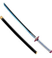 Demon Slayer Giyu Nichrin Wooden Katana 104 Cm