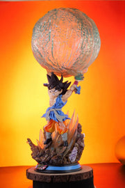 SD Studio Dragon Ball GT Goku Spirit Bomb Figure With Lights 50 Cm
