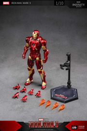 ZD Toys Iron Man Mark 9 Action Figure – 1/10 Scale 7 inches