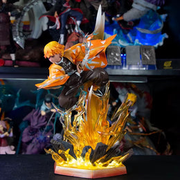 Zenitsu Agatsuma Premium Action Figure 35 Cm with Lights